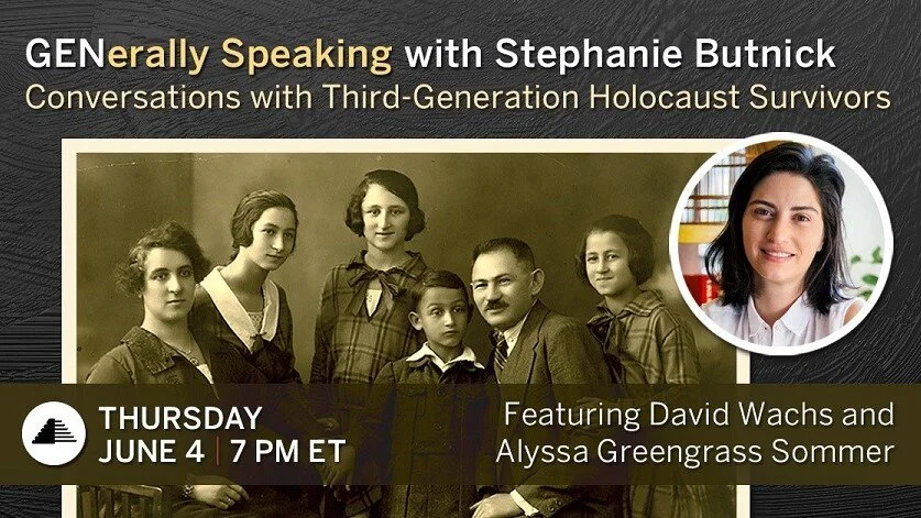Please Join 3GNY President David Wachs on MJH Webinar: GENerally Speaking with Stephanie Butnick