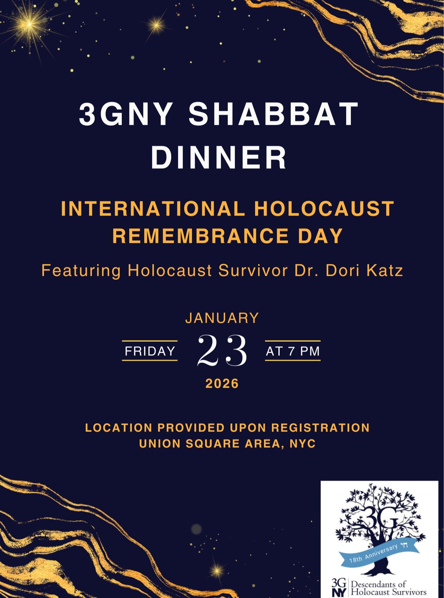 Register Today! Honor Holocaust Remembrance Day and hear testimony from survivor Dr. Dori Katz. 

Join us next Friday for commemoration, conversation, and community. 

Tickets at link in bio or at givebutter.com/IHRD2026

#HolocaustRemembrance #Holoc