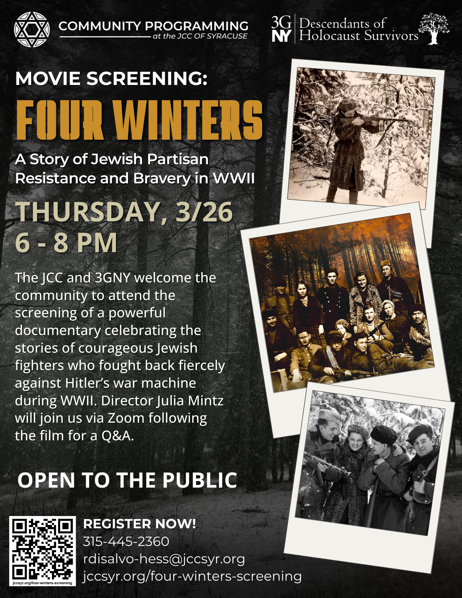 Four Winters: A Story of Jewish Partisan Resistance and Bravery in WWII