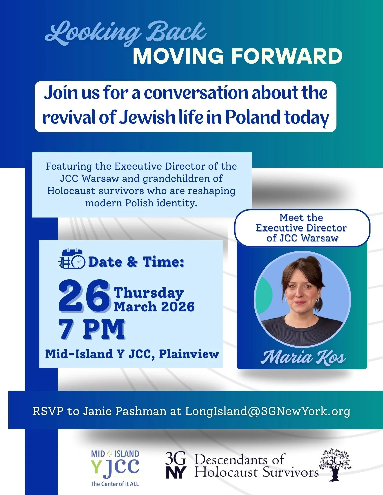 Looking Back, Moving Forward | Conversation with Maria Kos of JCC Warsaw