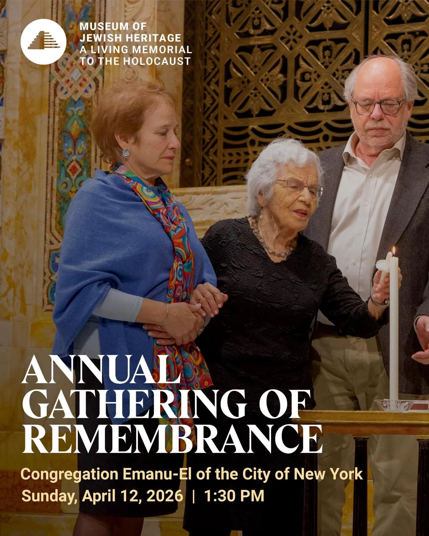 In observance of Yom HaShoah, please join 3GNY along with the Museum of Jewish Heritage at this year&rsquo;s Annual Gathering of Remembrance, hosted at Congregation Emanu-El of the City of New York on April 12th. Delivered by a city with one of the w
