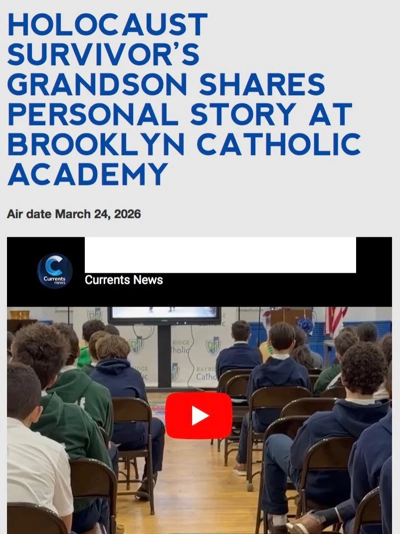 Many Catholic Schools are strong partners for 3GNY and Holocaust education, a reminder of the importance of dialogue across cultures and faiths. 

With the celebrations of Passover and Easter coinciding this week, we are grateful for the students and