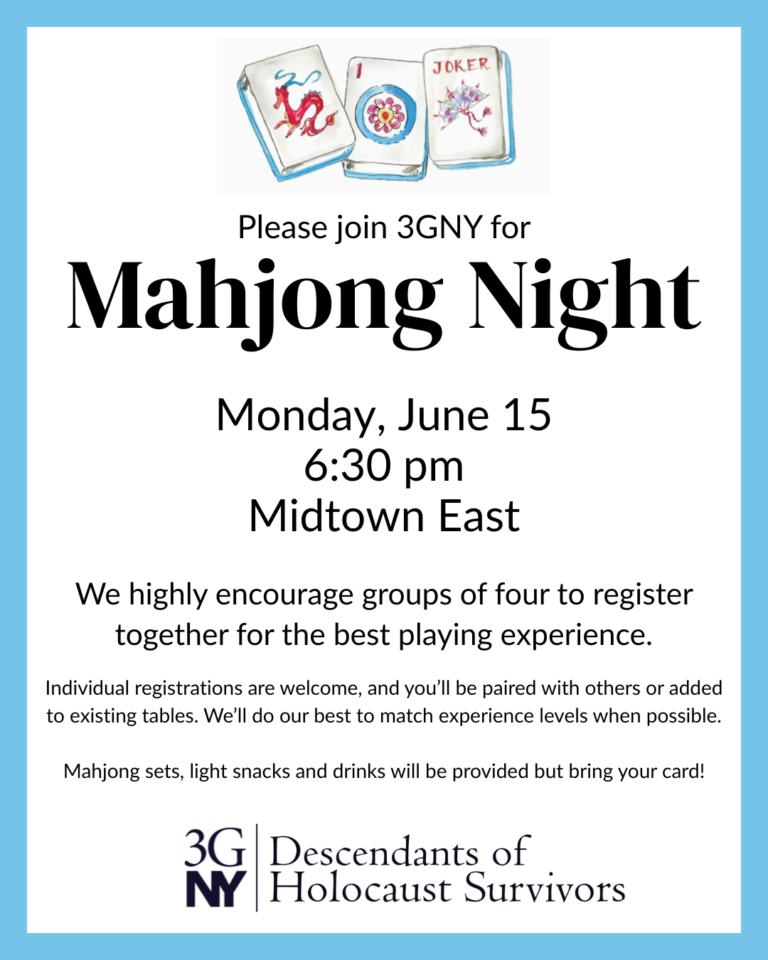 3GNY Mahjong Night