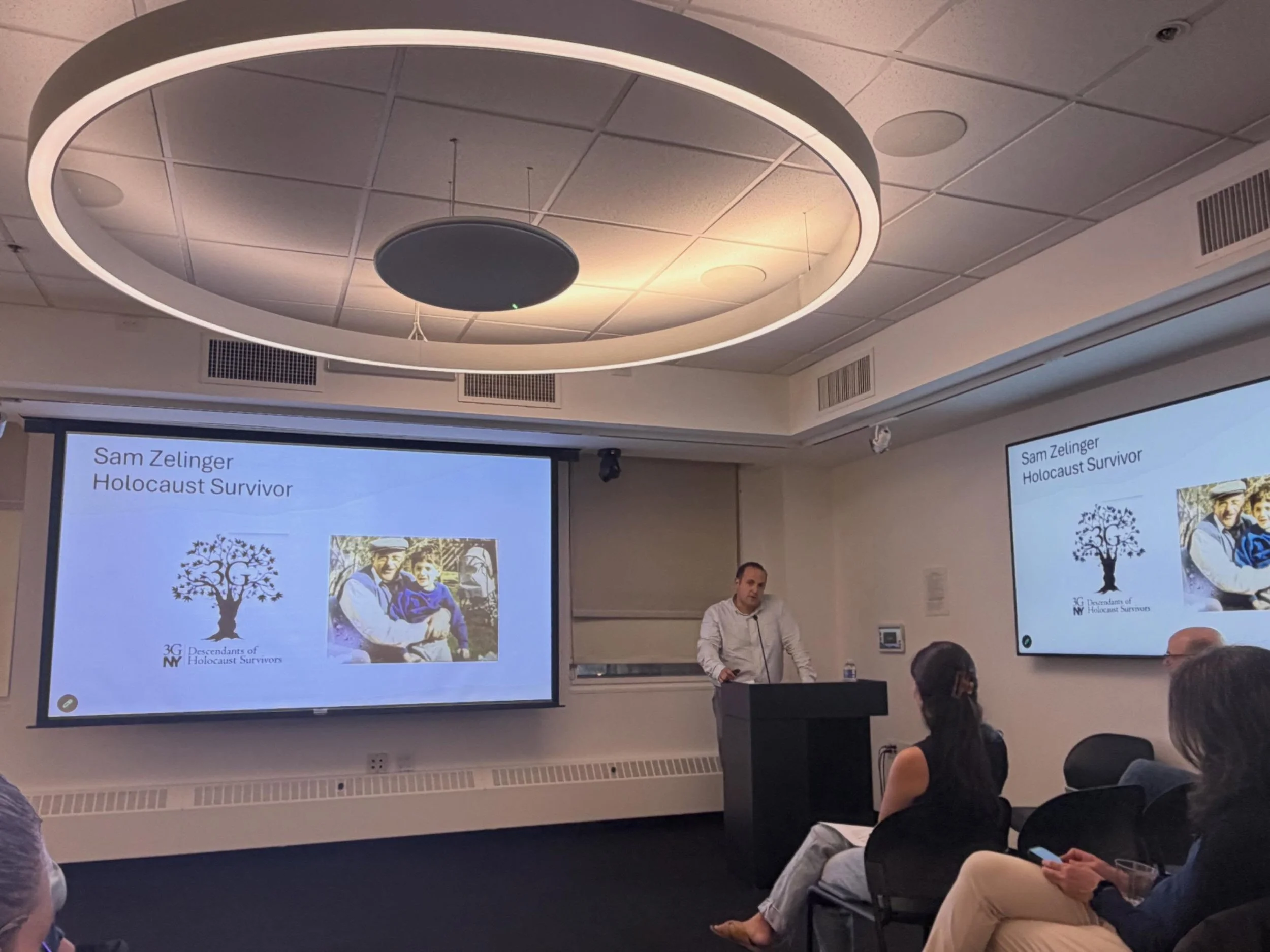 It&rsquo;s been one week since we heard Elliot share his Zaidy Sam&rsquo;s story of survival, resistance, and strength at the @centerforjewishhistory! We loved hosting our first hybrid WEDU Wednesday program and being together in community. If you mi