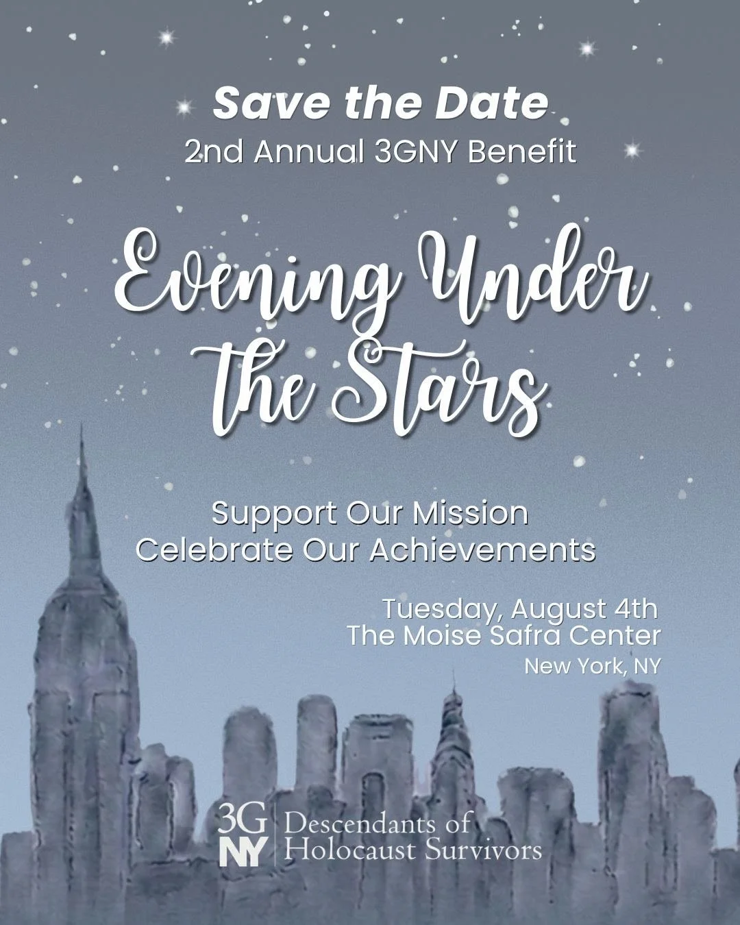 SAVE THE DATE | 2nd Annual Evening Under the Stars 