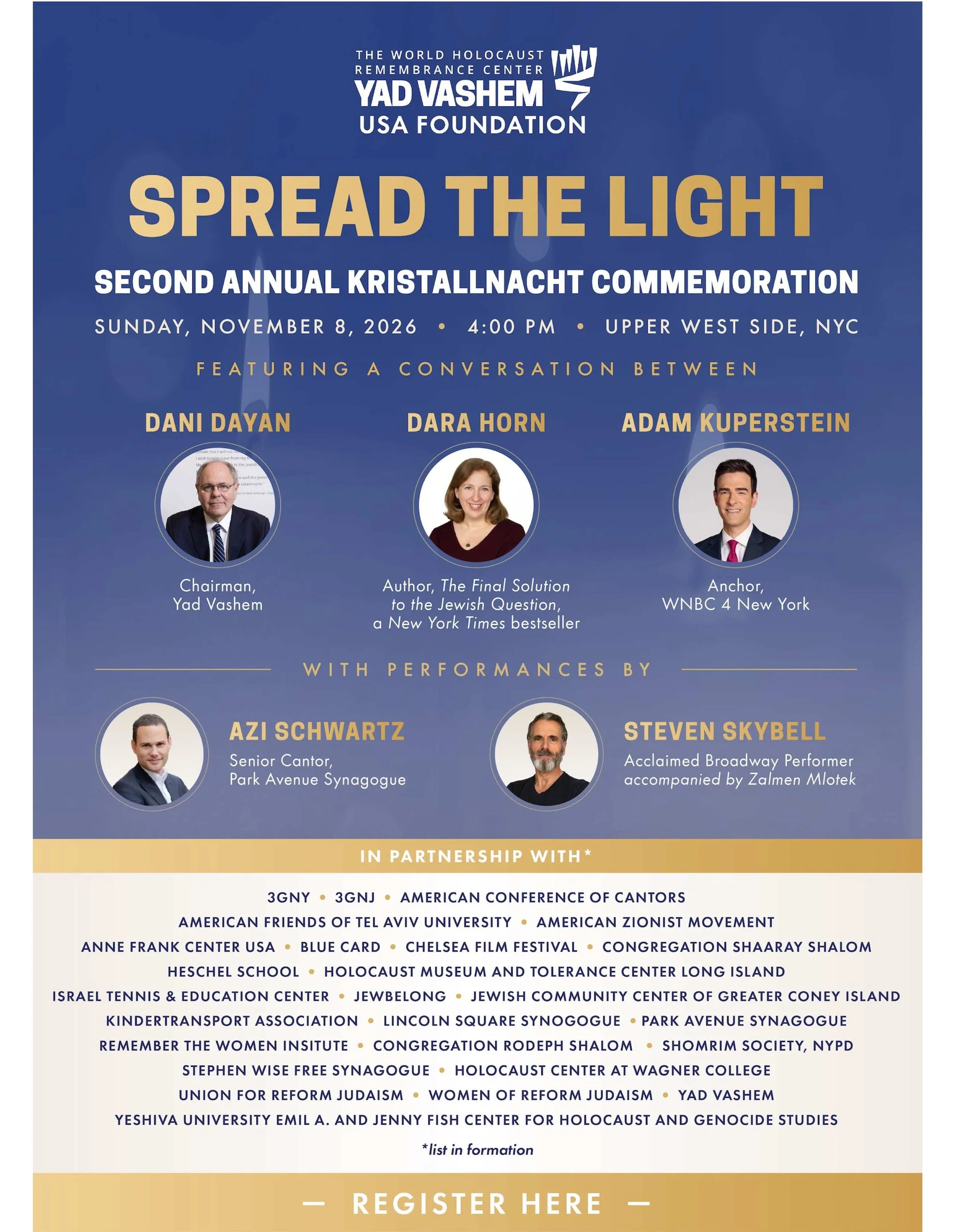 Spread the Light: Second Annual Kristallnacht Commemoration