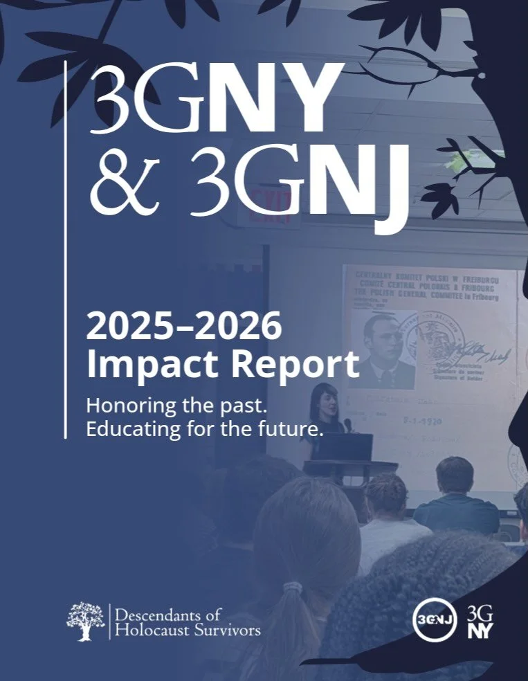 We are proud to share our 2025&ndash;26 Impact Report. This past year, our volunteers brought their families&rsquo; Holocaust stories to more than 38,000 students and community members, through 748 presentations.

&ldquo;You can hear thousands of sta