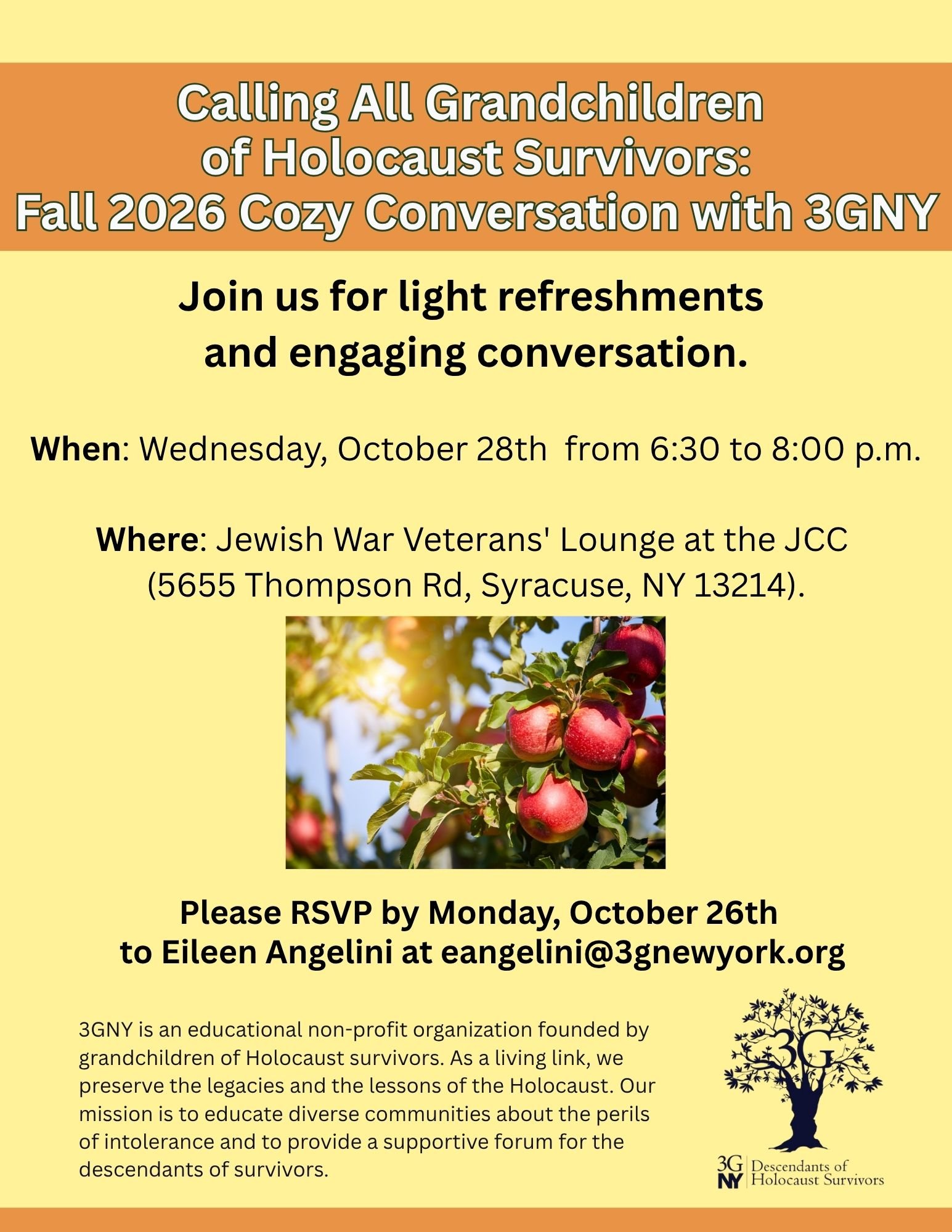 Fall 2026 Cozy Conversations with 3GNY