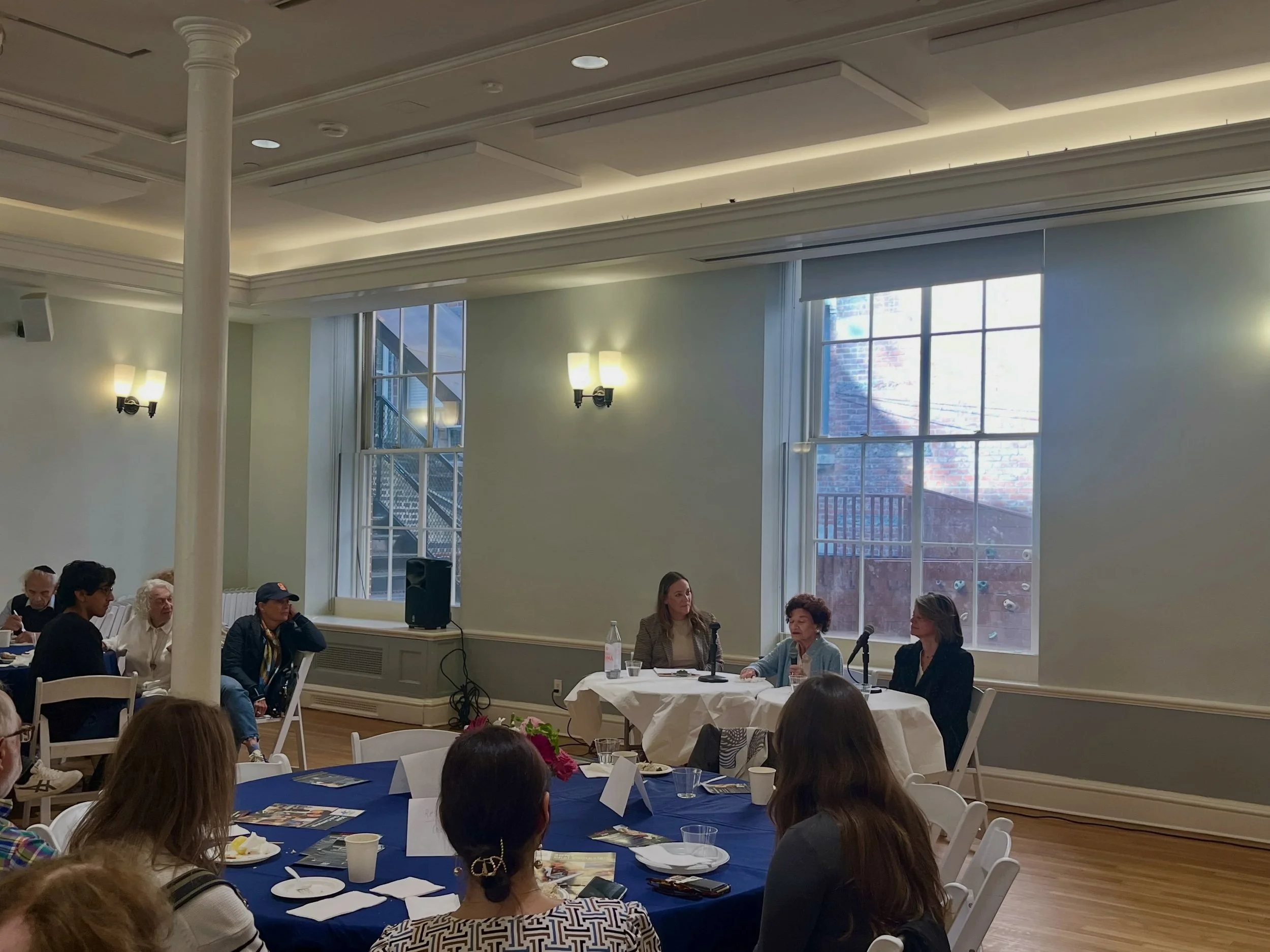 We are just one month away from our annual Intergenerational Brunch!

We are looking forward to connecting with one another, honoring Holocaust memory, and building community together.

We hope you will join us for a moving conversation with Holocaus