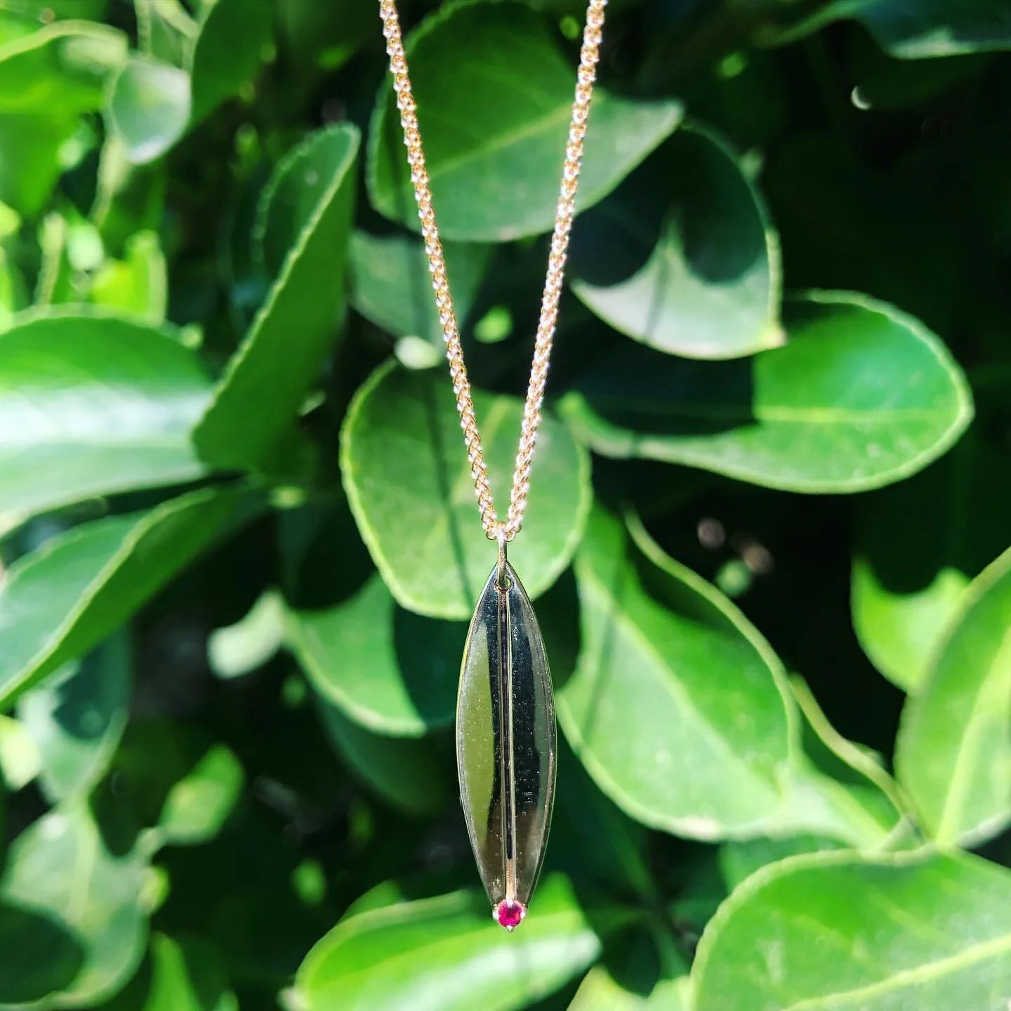 Custom necklace for a young windsurfer. Proud to say this is her first gold piece ~ and one she can actually wear while windsurfing! @selinkent #birthstonejewelry #customjewelry #hiddenmessagenecklace #finejewelry #madeinnyc #jewelrydesigner #jewelry