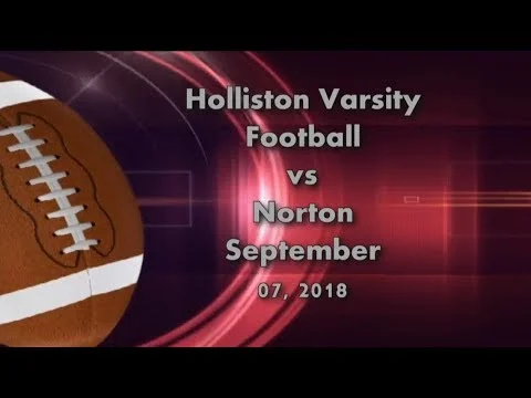 Football: Holliston vs Norton September 7, 2018