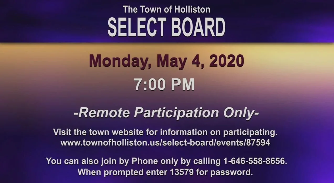 Select Board Meeting - May 4, 2020