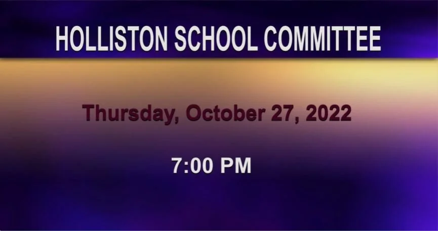 School Committee Meeting- 10/27/2022