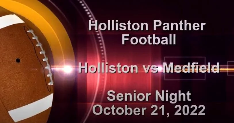Football: Holliston vs Medfield Senior Night-10/21/2022