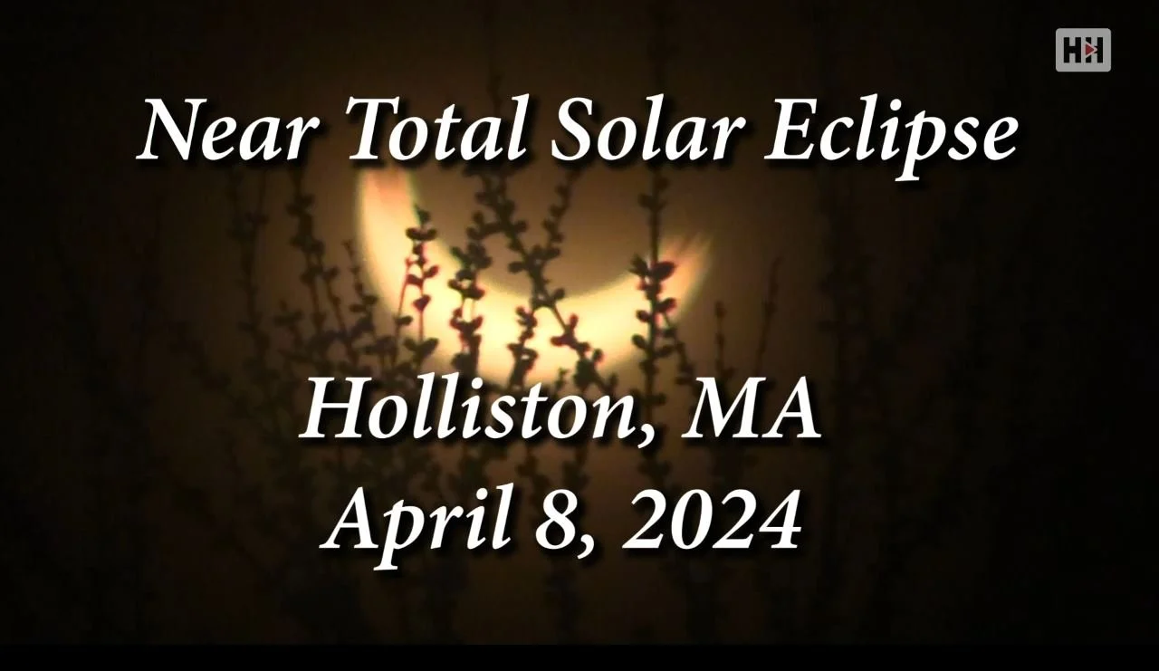 Near Total Solar Eclipse - Holliston, MA 4/8/2024