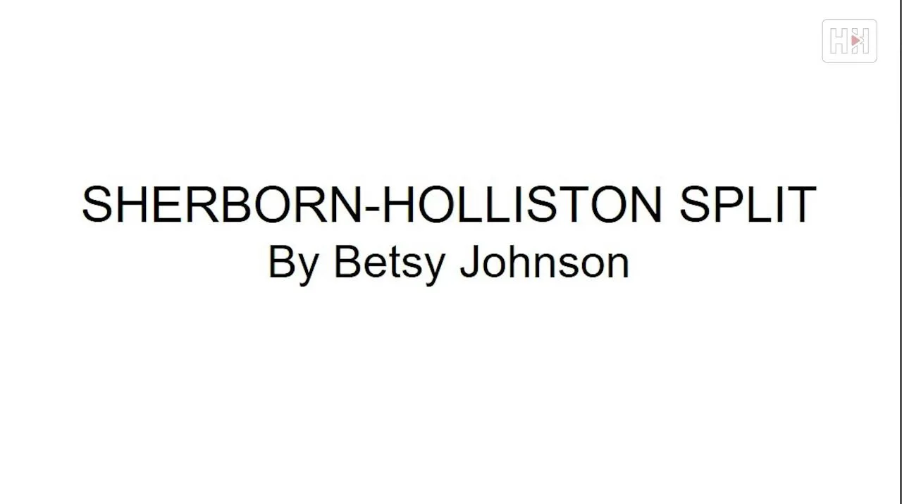 Sherborn-Holliston Split