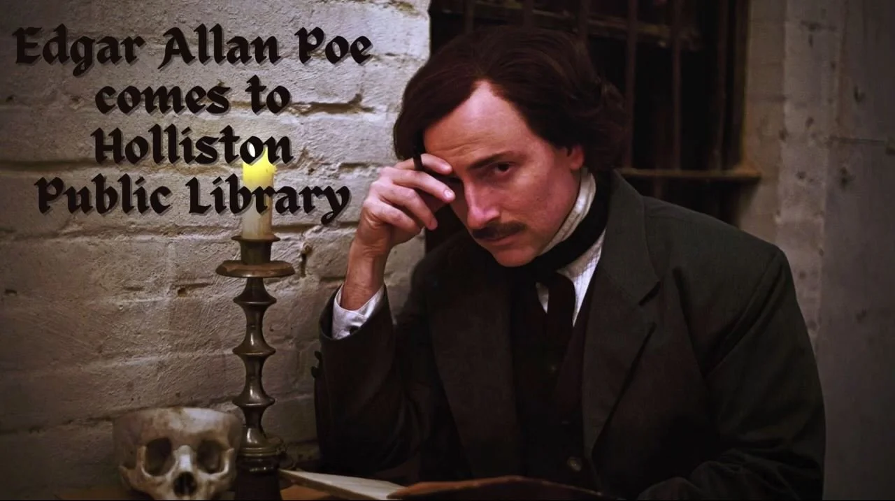Edgar Allan Poe comes to Holliston Public Library