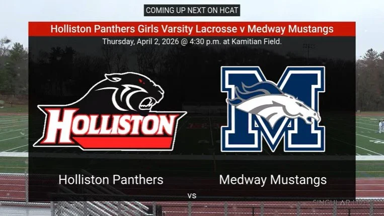The Holliston Panthers Girls Varsity Lacrosse v Medway Mustangs at Kamitian Field on Monday, March 30, 2026.

Copy and paste the link to watch the game:
https://youtube.com/live/eeiCasugaOw
@hollistonhighschool @hollistonhigh @hollistonathletics @hol