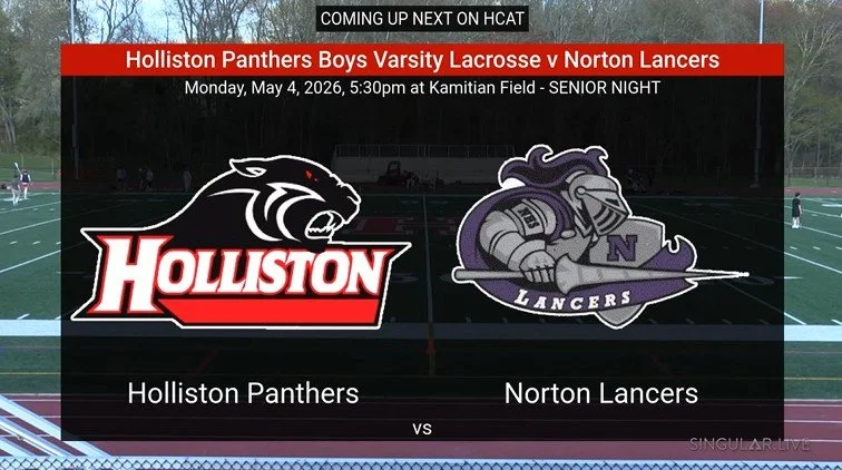 The Holliston Panthers Boys Varsity Lacrosse v Norton Lancers with Senior Night at Kamitian Field on Monday, May 4, 2026. 

Copy and paste the link to watch the game: https://www.youtube.com/live/rvX0EqCHzfU?si=Z5tbBc1hKPJlX4hC

@hollistonhighschool 
