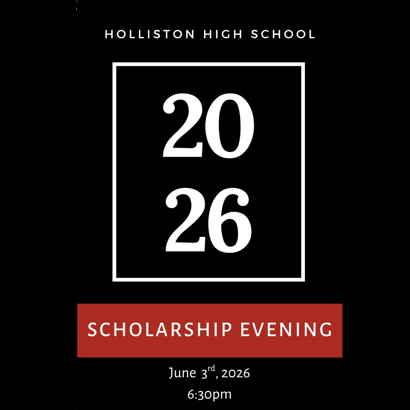 The Holliston High School Scholarship Evening on Wednesday, June 3, 2026.

https://youtube.com/live/_Vb0VoKhsqY

@hollistonhigh @hollistonhighschool