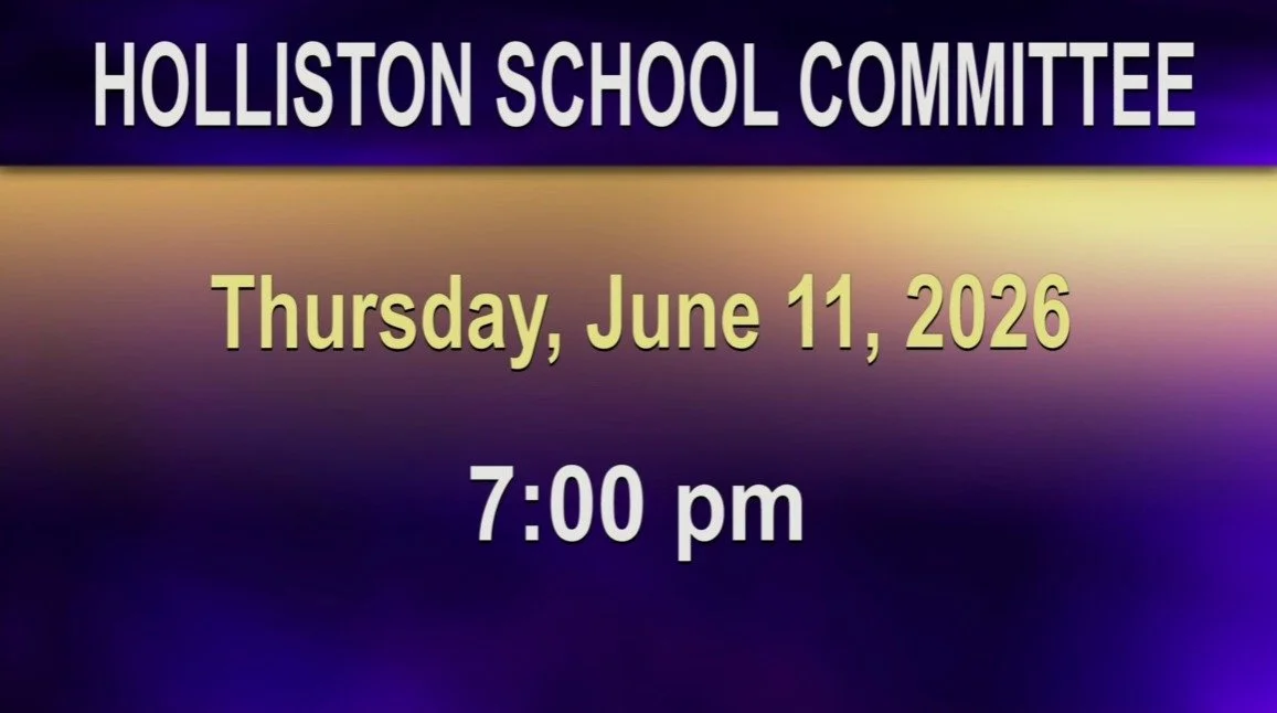 The Town of Holliston School Committee Meeting on Thursday, June 11, 2026.

Copy and paste the link to watch the meeting:
https://www.youtube.com/live/3S10r7mXrTU?si=eyh2TGlJHt0WAkBk

@hollistonpublicschools @hollistonhighschool @hollistonpto