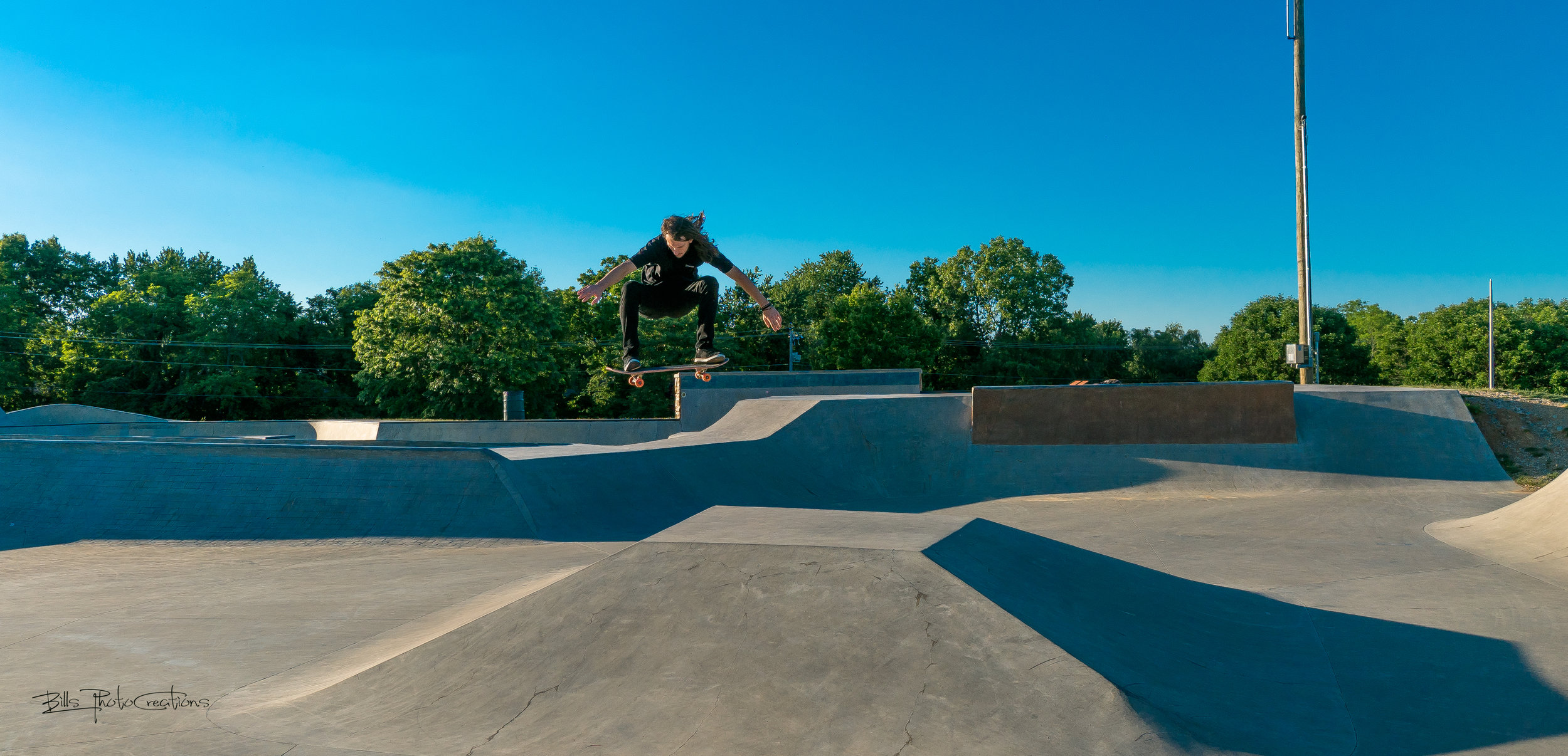 Flying at Berry Hill Skatepark