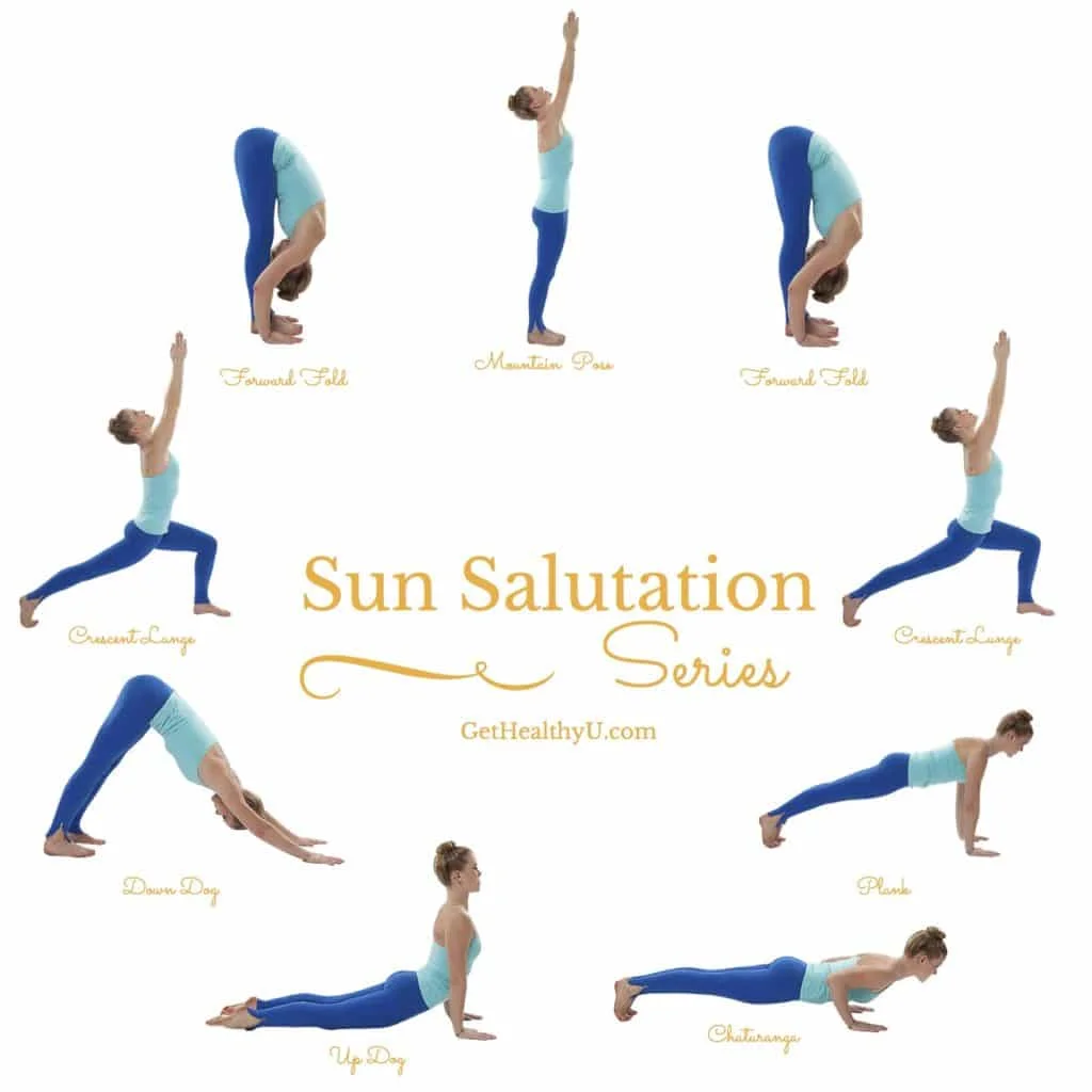 Sun Salutations promote circulation, connect mind to body and build energy