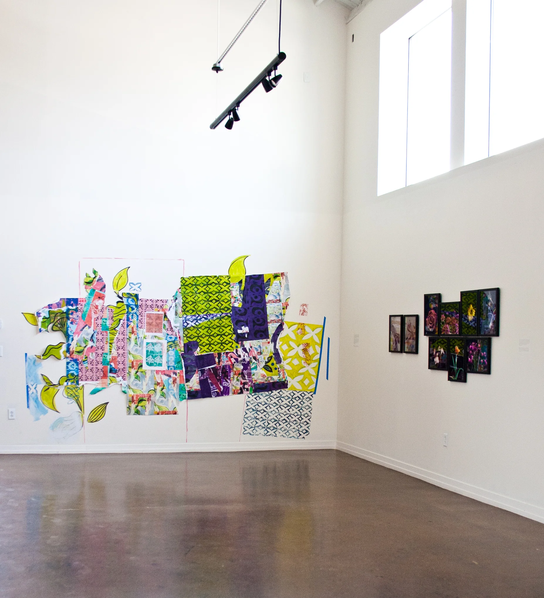 Installation View, Untitled, mixed media, 2018