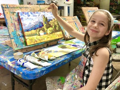 First Brushstrokes for Kids: Everything U Need to Know About Painting -  Creatively Wild Art Studio - Sawyer