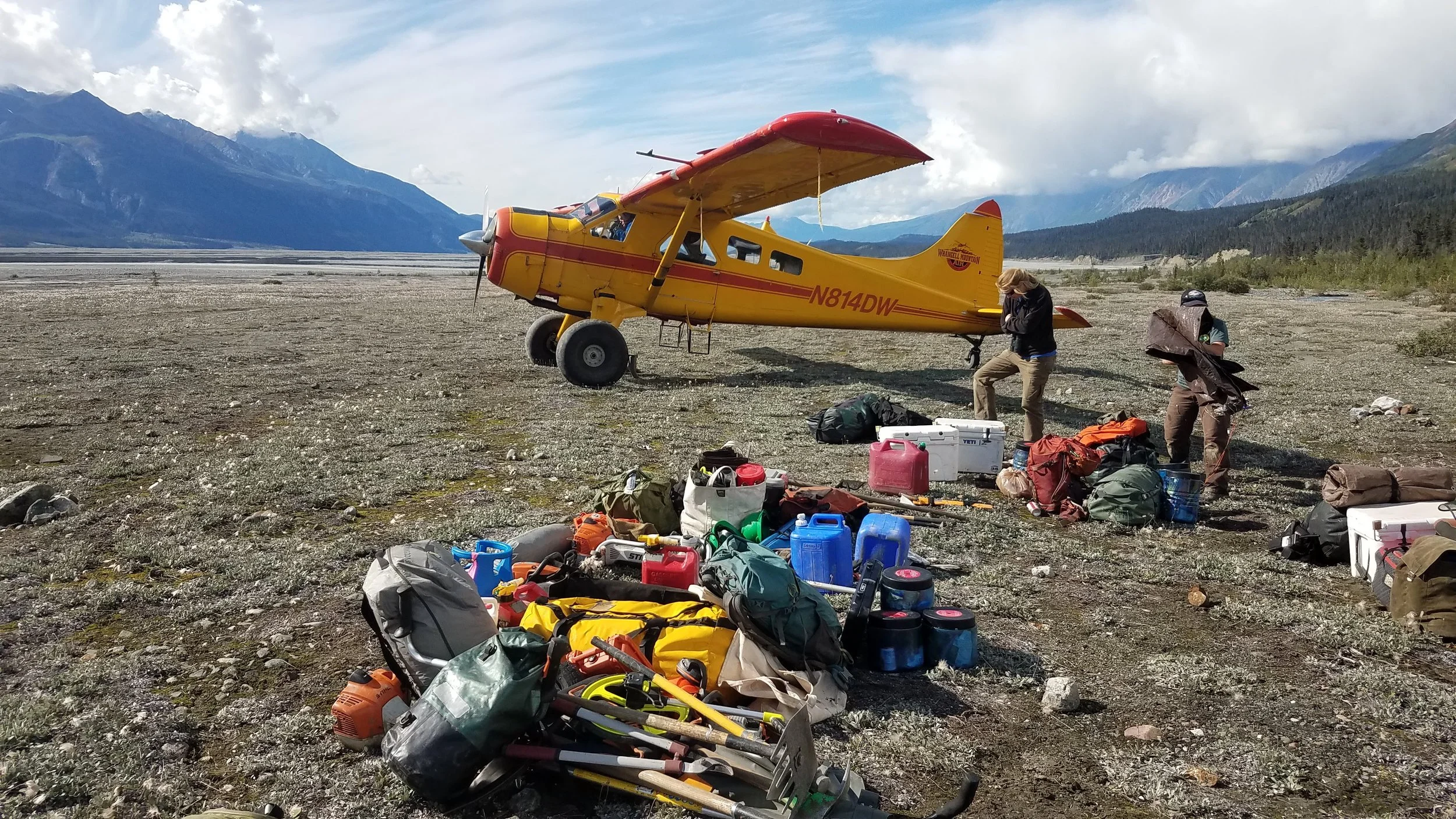 Eight days of work to do, 65 miles from a road