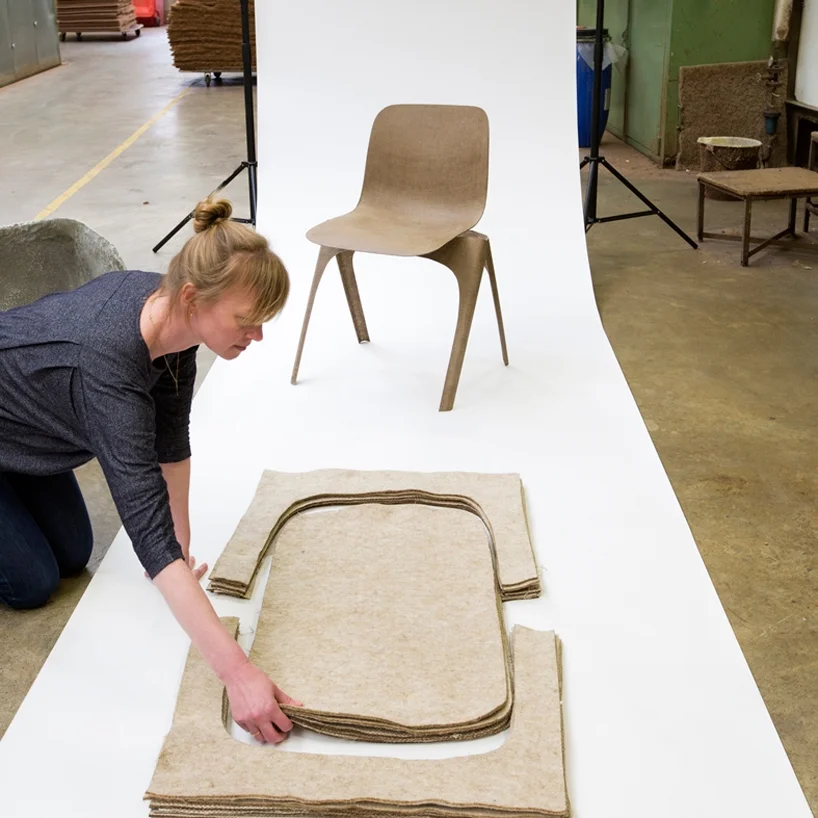 Christien and the Flax chair