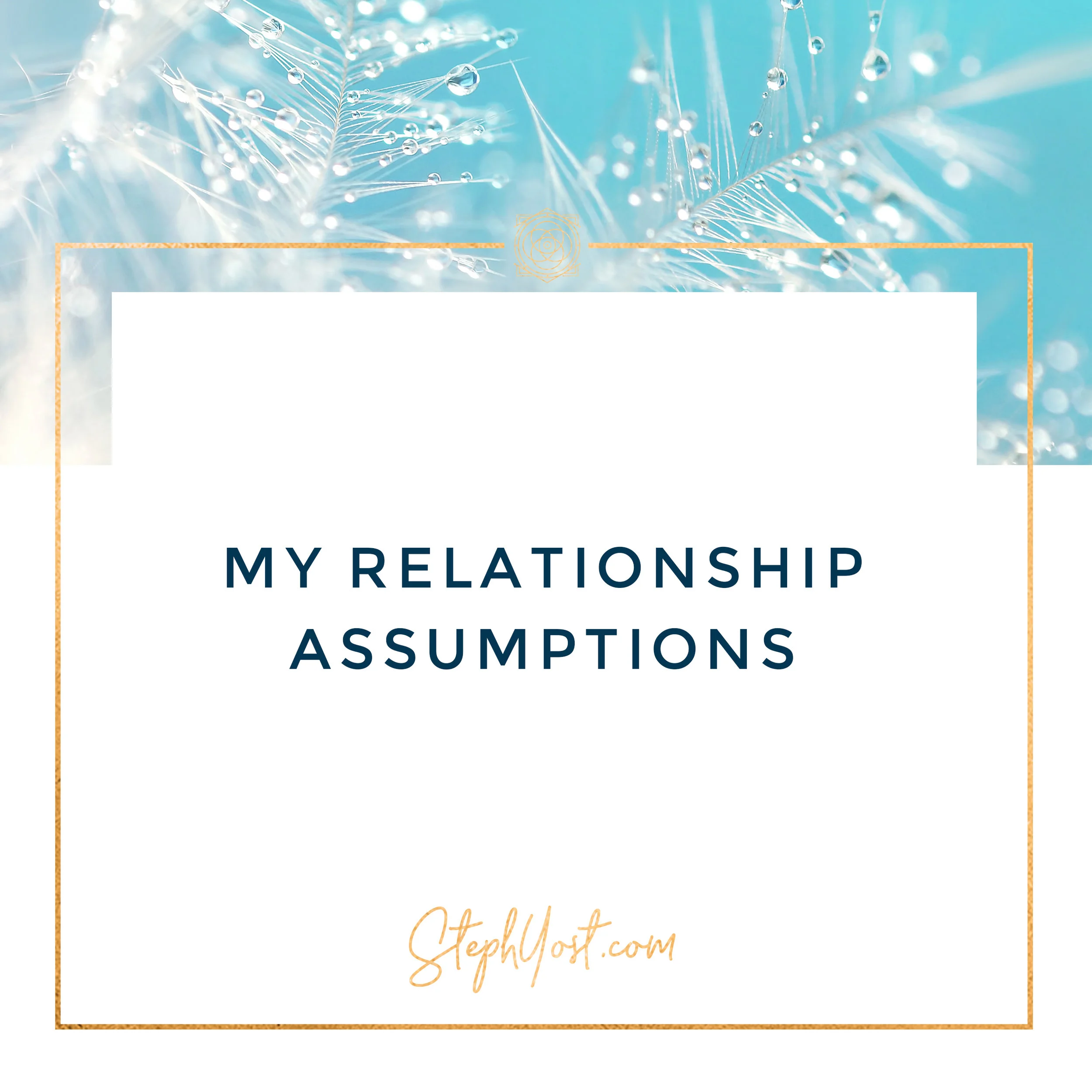 My Relationship Assumptions