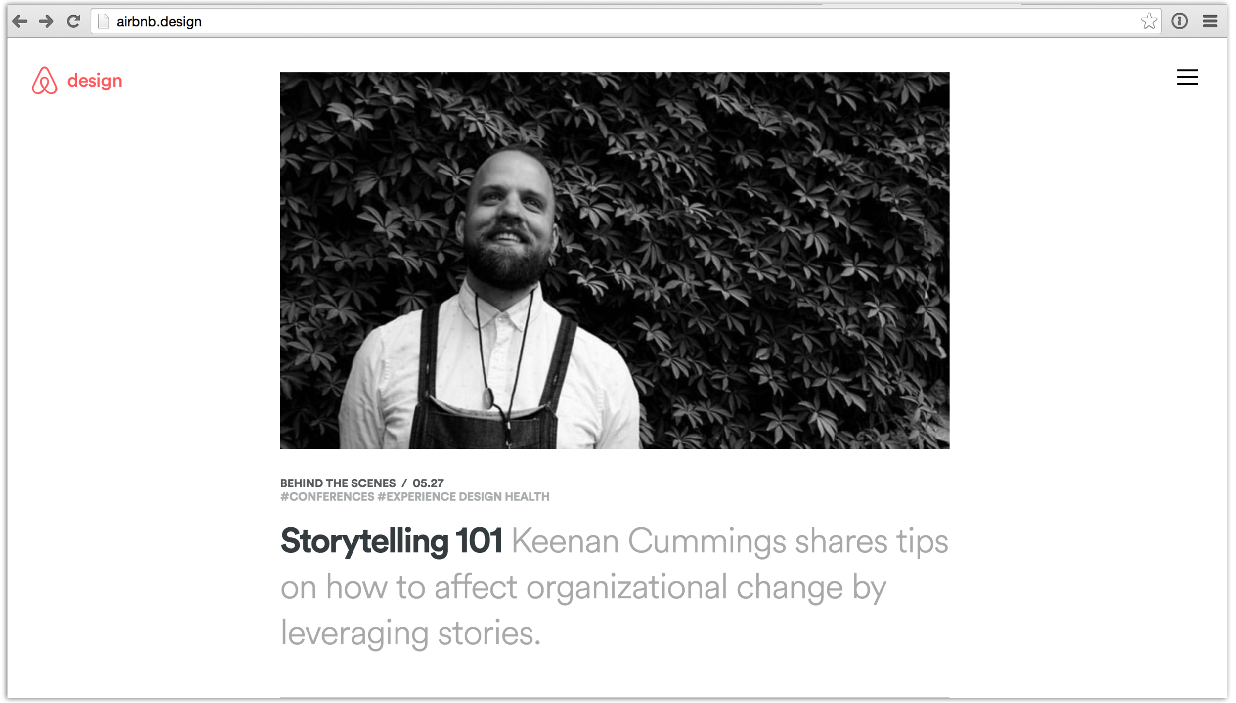 Airbnb.design; the most impressive use of a new domain in 2+ years — Top Level Design