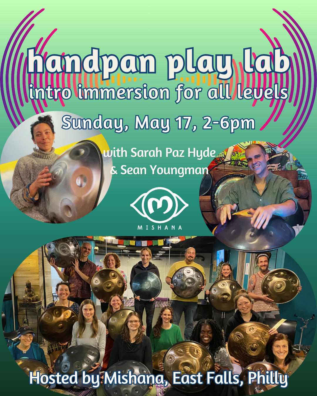 learn to play handpan workshop philly philadelphia