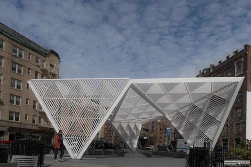 NYC AIDS Memorial at St. Vincent's Hospital Park