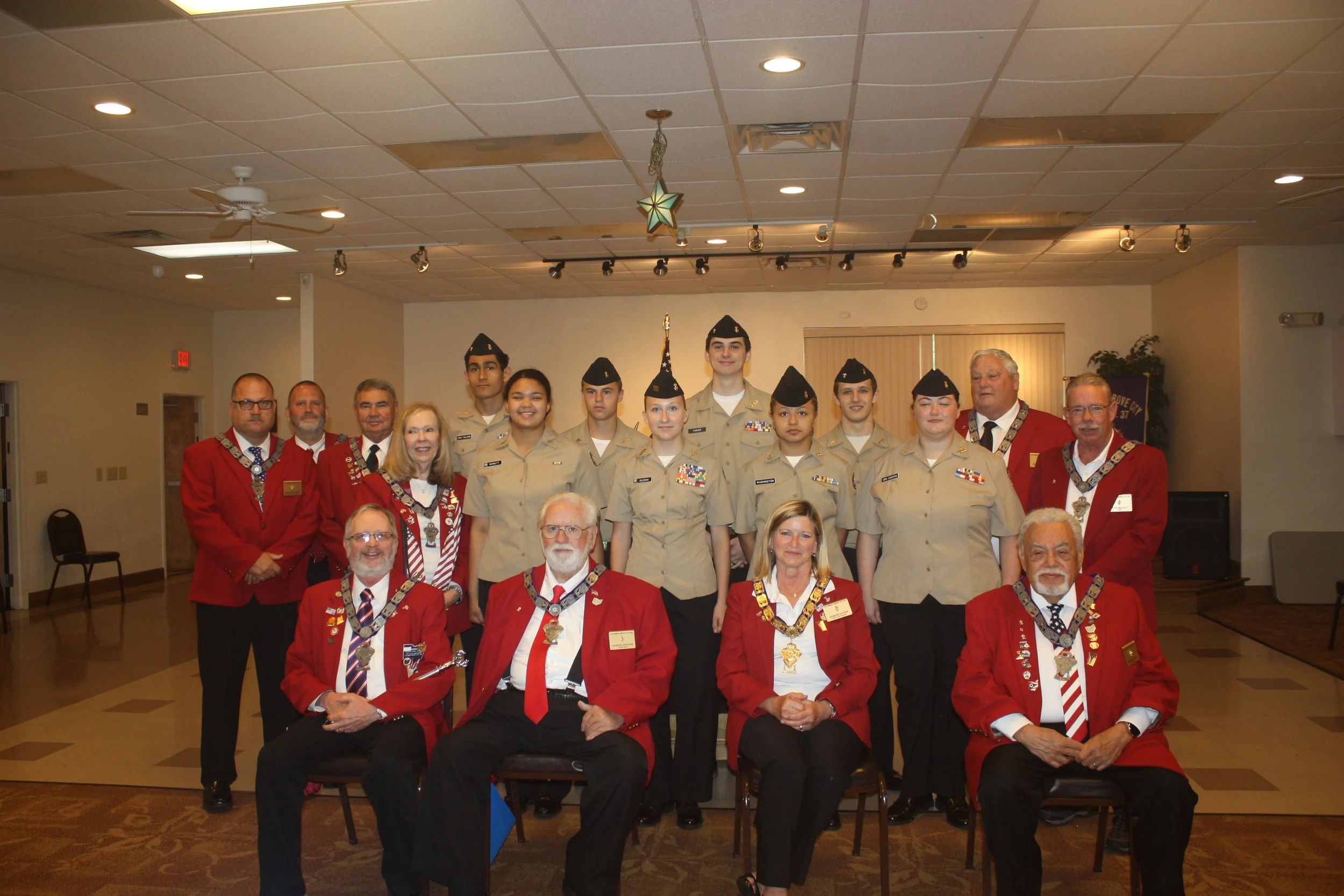 Cadets with officers.JPG