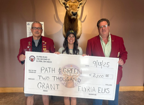 Elyria Elks #465 Use Gratitude Grant to Help Local Girls