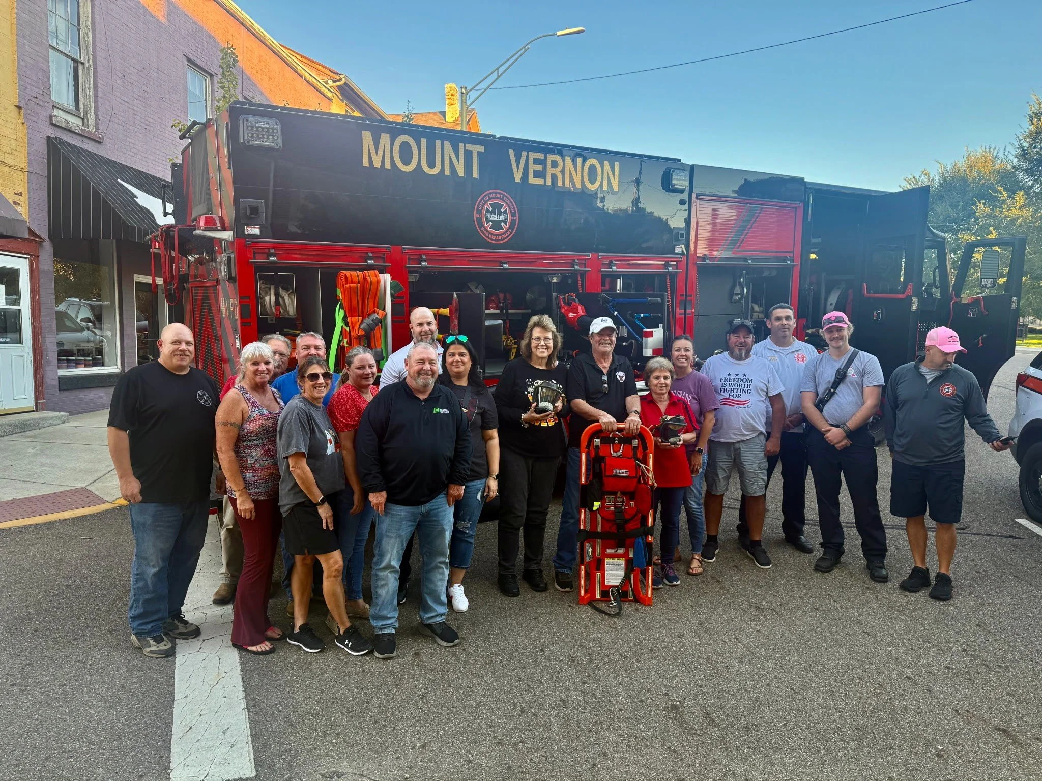 Mount Vernon Elks #140 Has Mount Vernon Fire Department at Their Lodge