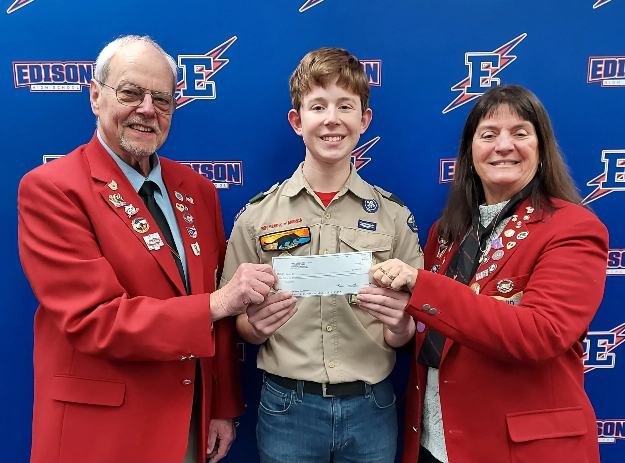 Norwalk #730 Funds Eagle Scout Project