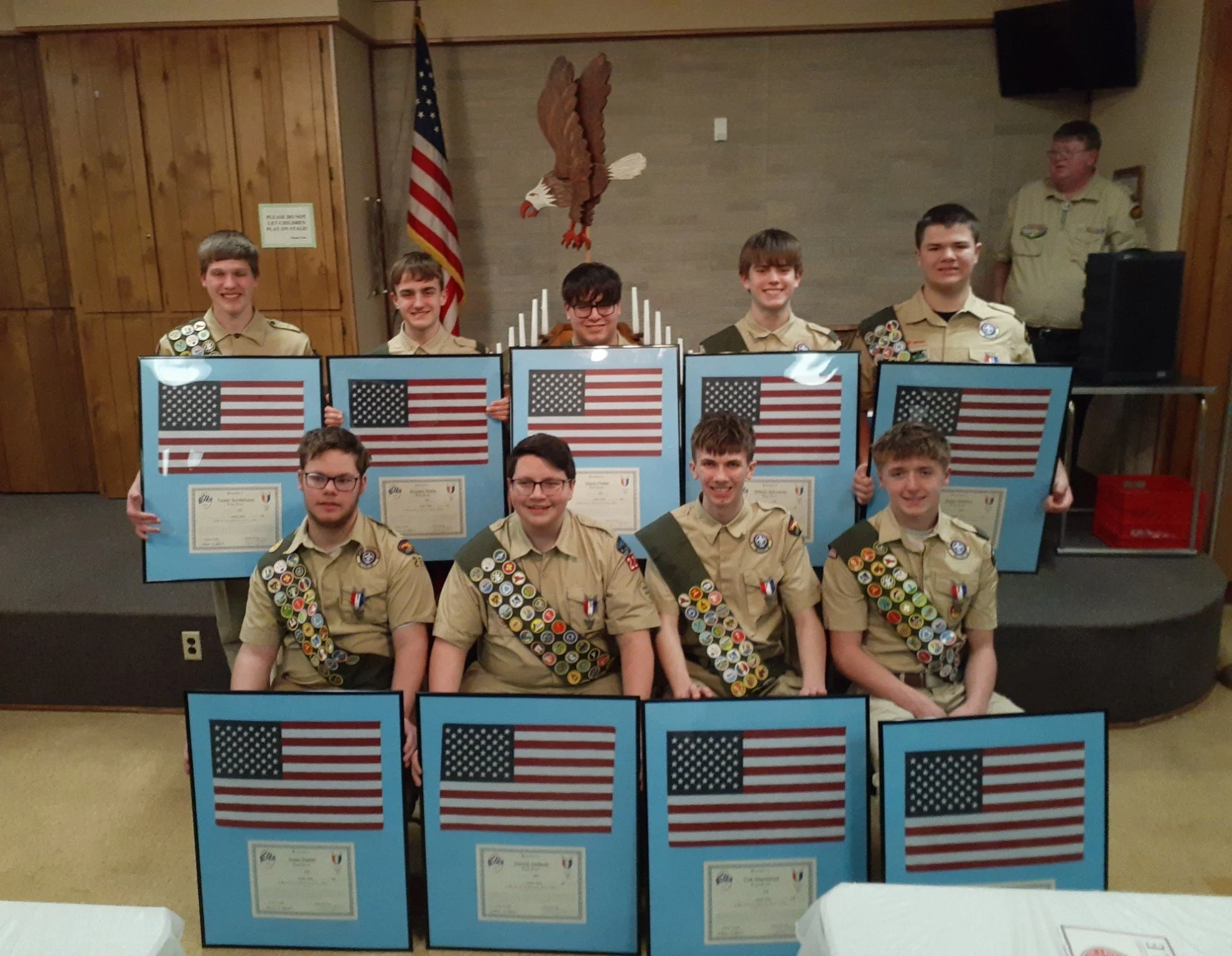 Lima #54 Recognizes Local Eagle Scouts