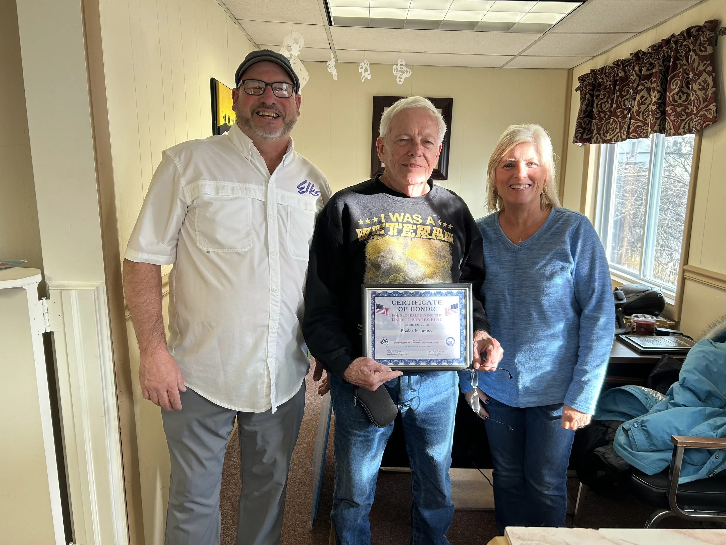 Ashland #1360 Awards Fly the Flag Certificates