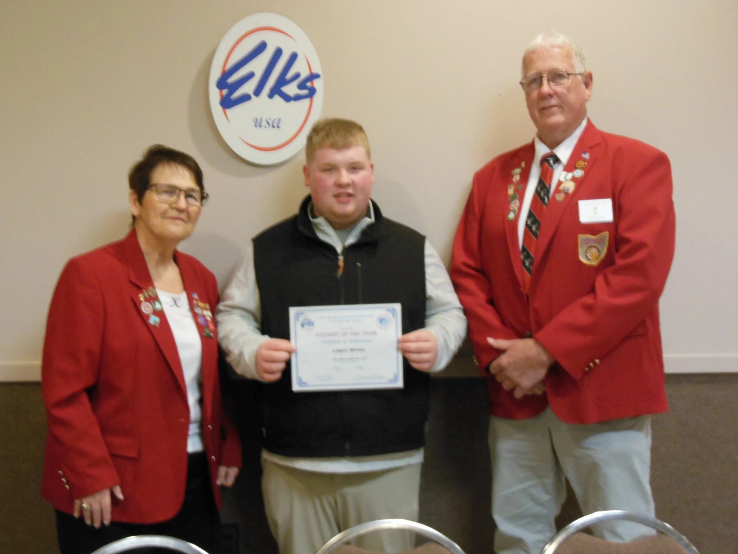 Van Wert #1197 Announces Student of the Year