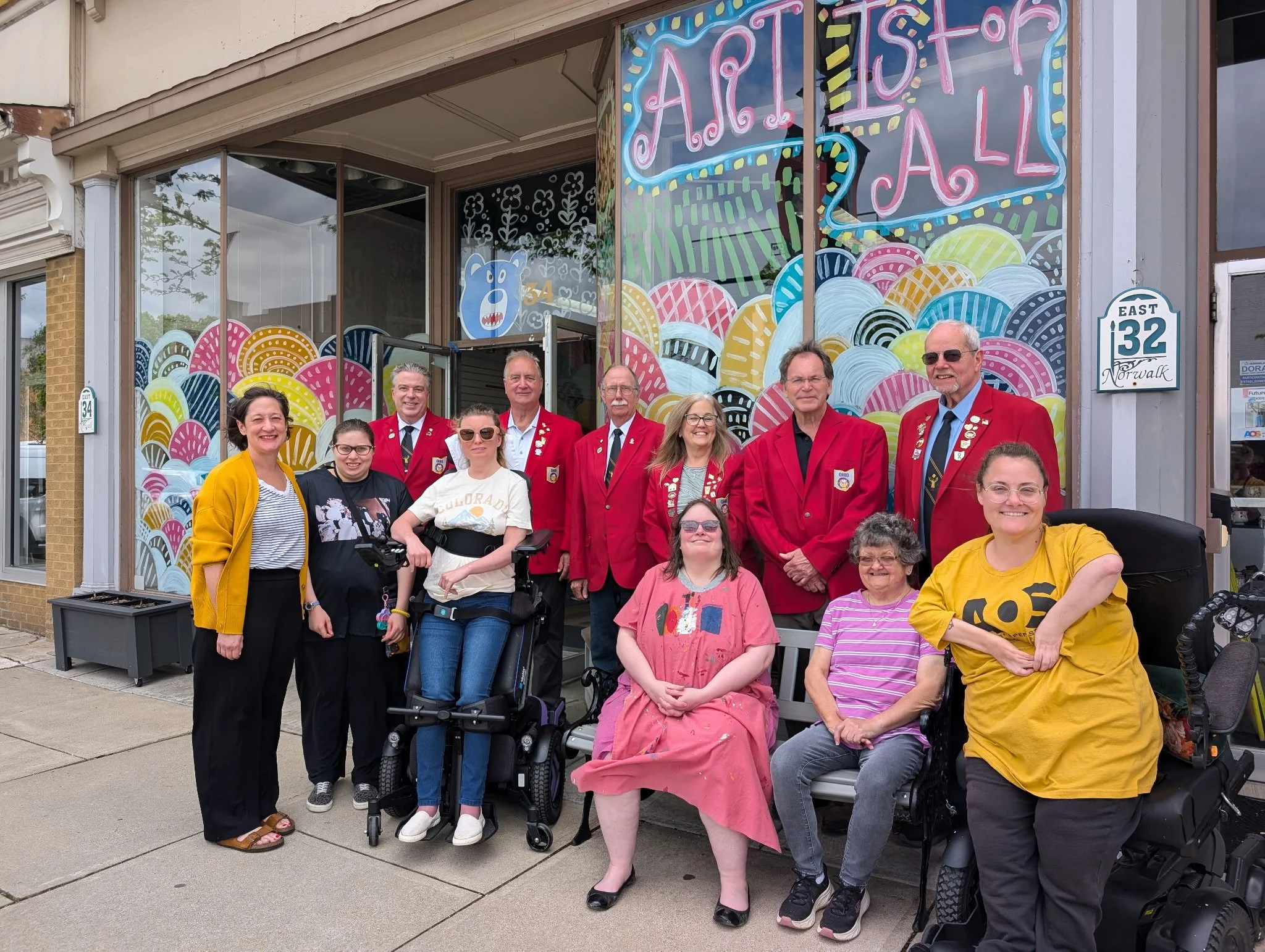 Artists’ Open Studio receives $14,000 Grant from Ohio Elks Association Cerebral Palsy Trust Fund