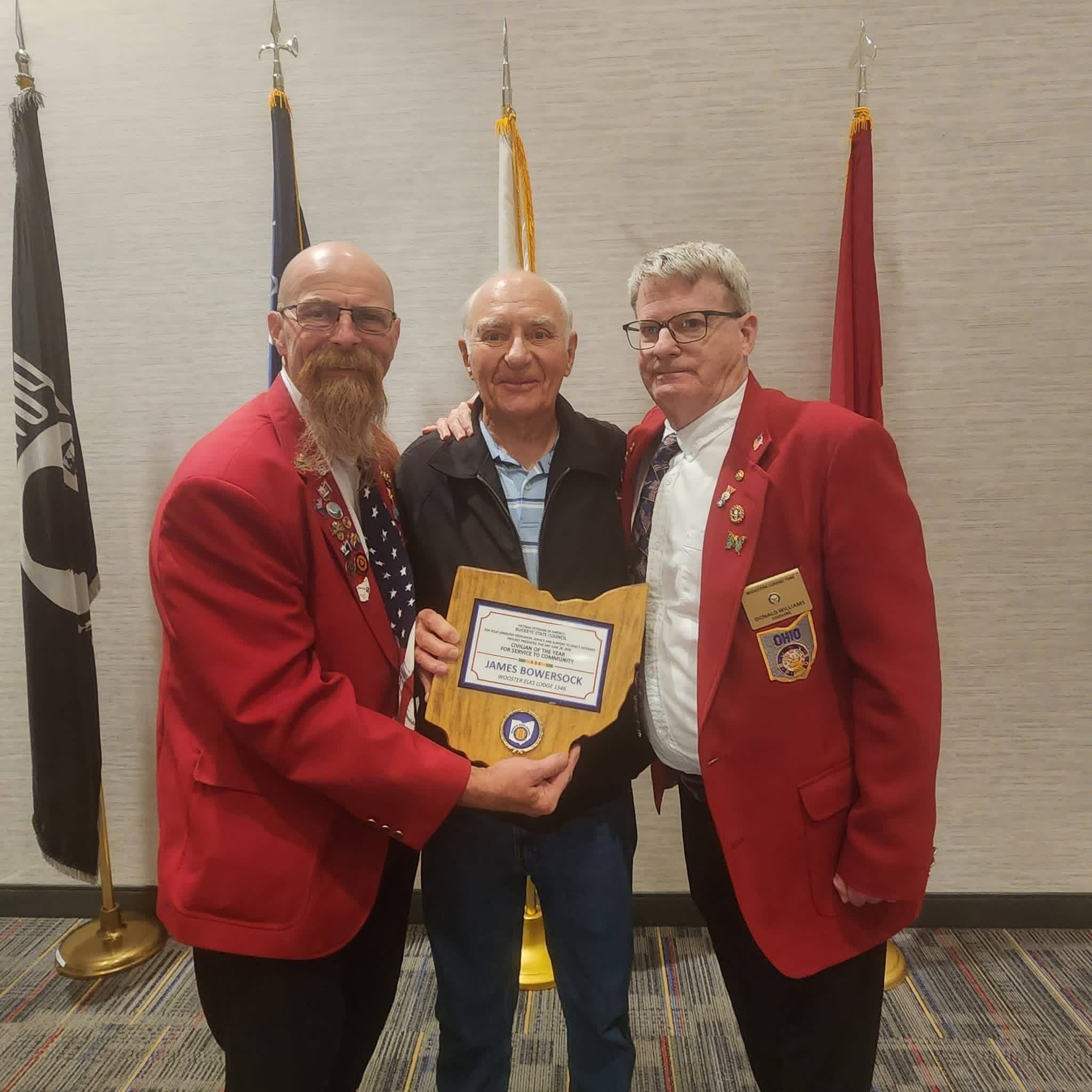 Wooster #1346’s Jim Bowersock Awarded Vietnam Veterans of America Civilian of the Year 