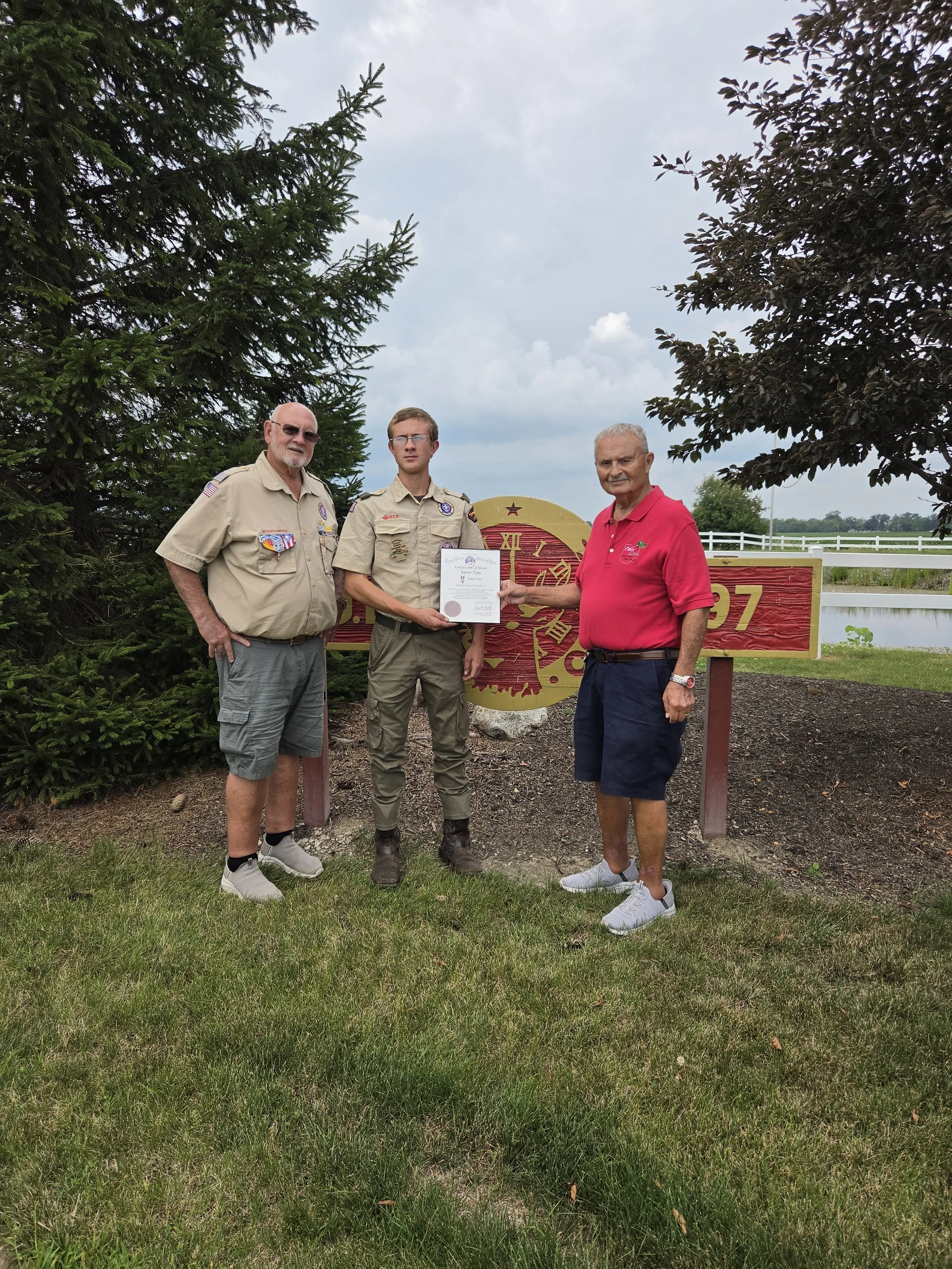 Van Wert #1197 Recognizes Local Eagle Scout