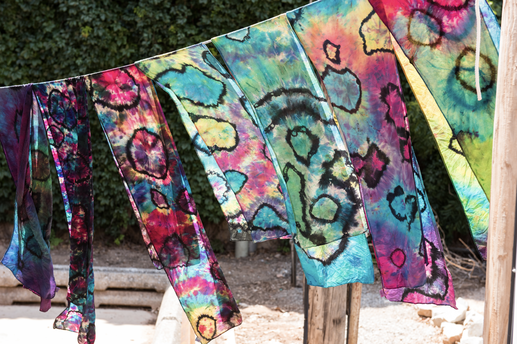 Silk Scarf Dyeing Workshop with Karen Rose