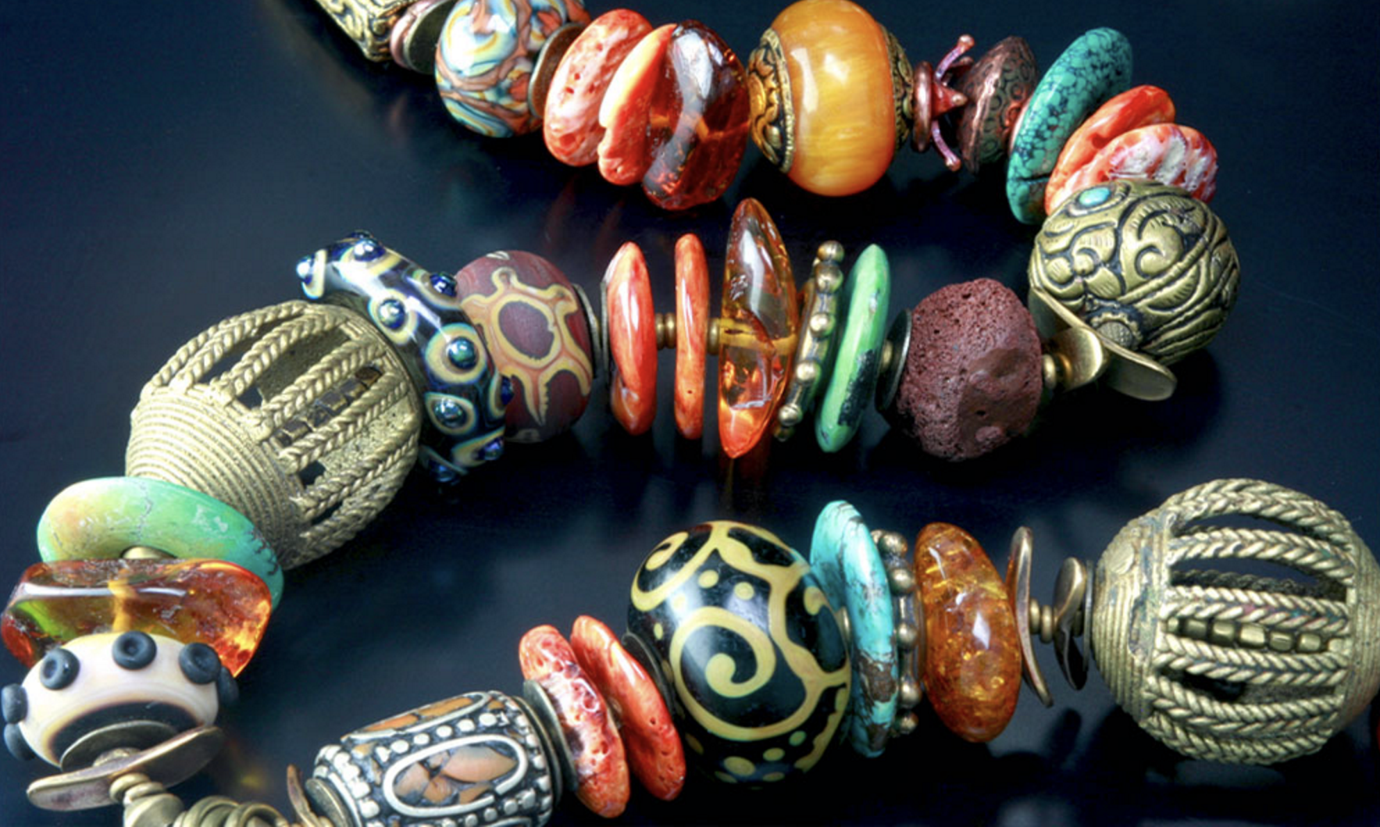 Glass Bead Necklace Workshop with MJ Henderson Smith