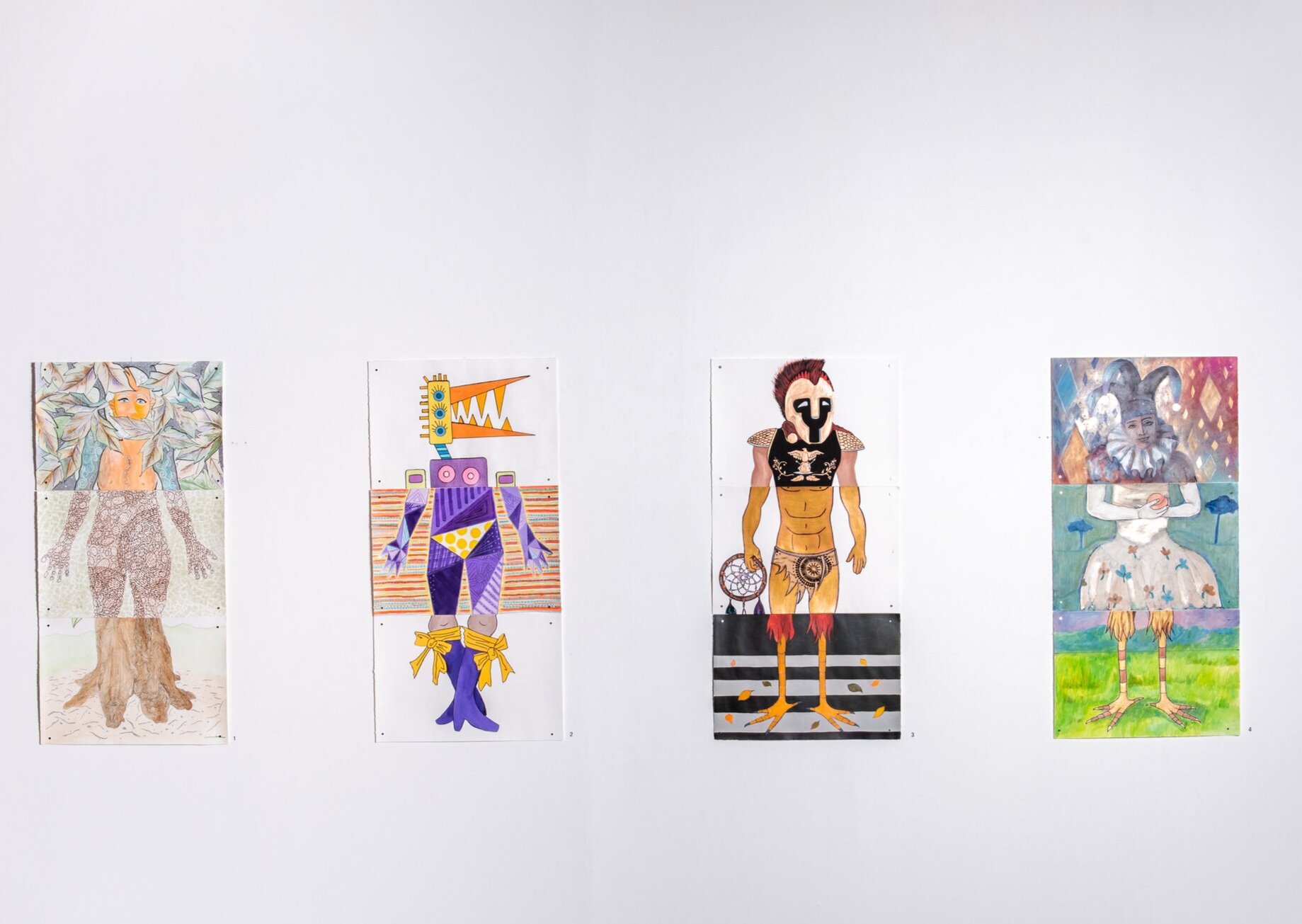 EXQUISITE CORPSE 60+ LOCAL ARTISTS 