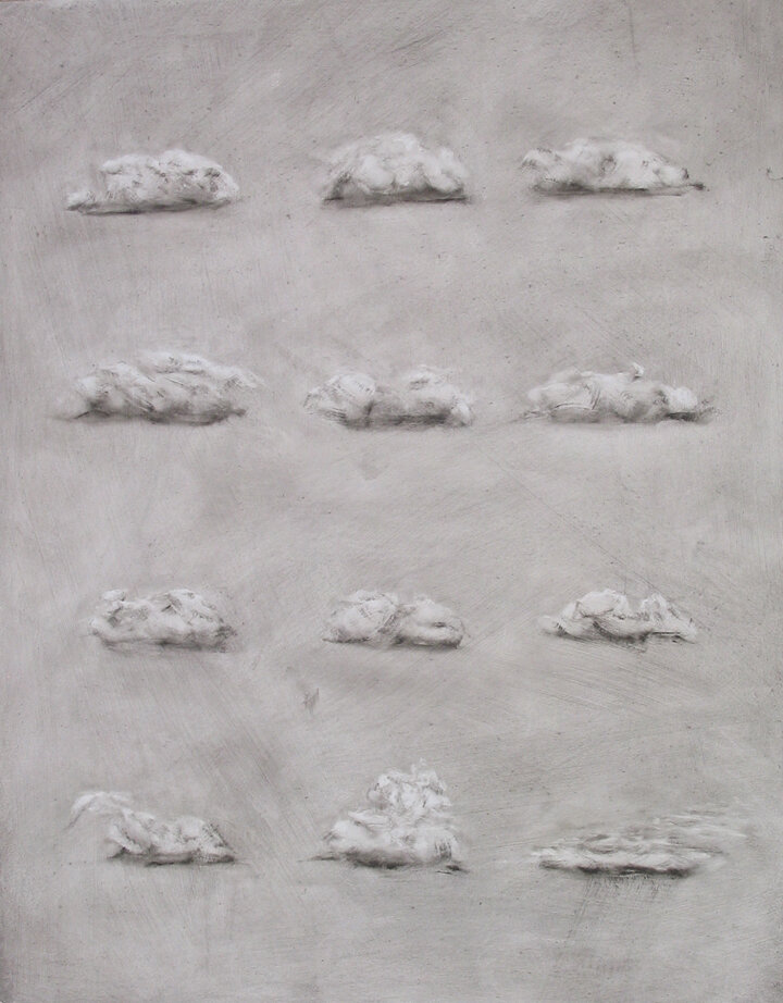 JASPER JOHNS'S "FOUR DECADES OF PRINTS" Exhibition accompanied by Marc Barker's "New Work" and Johnathon Hil's "New Work"