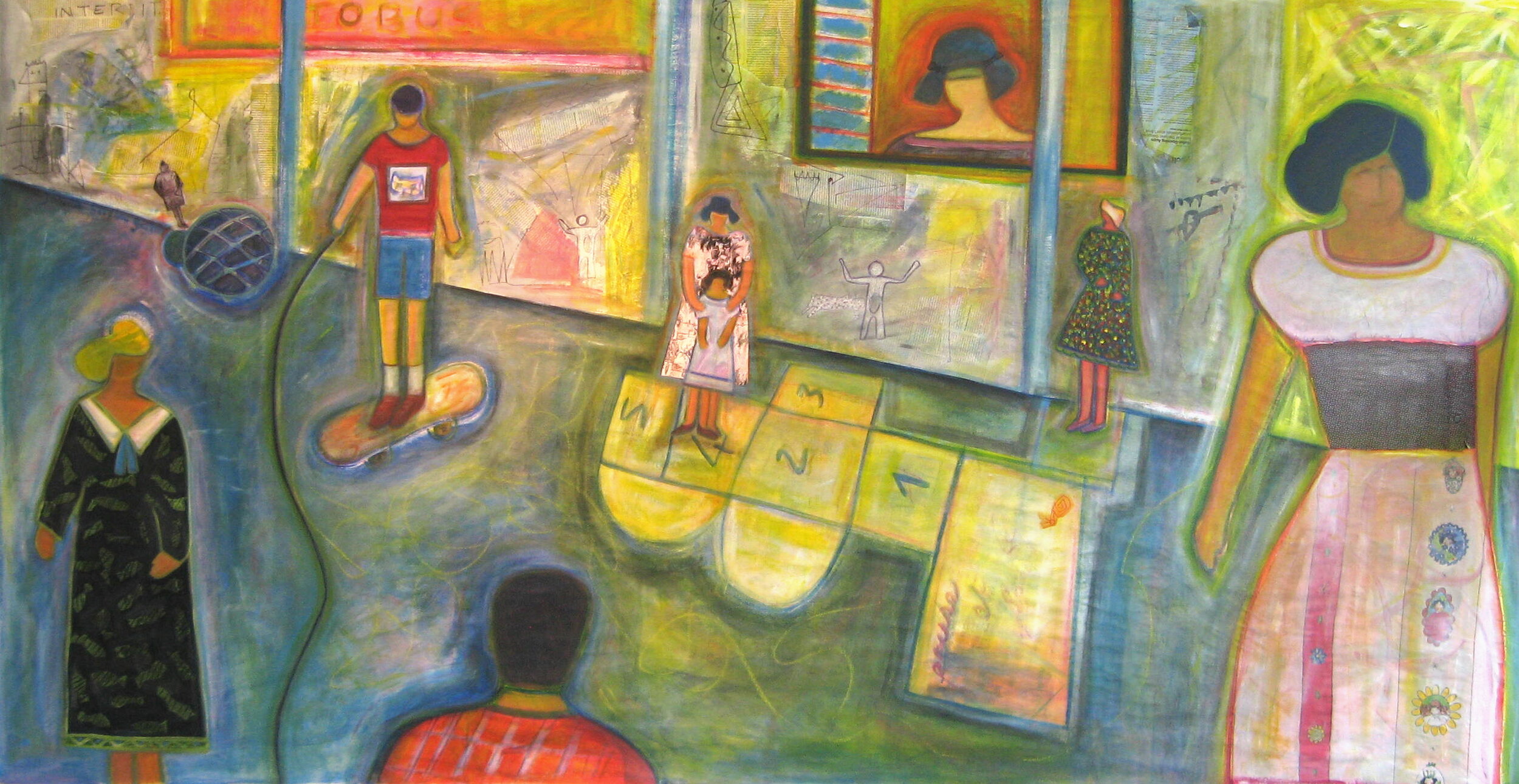 josette simon-gestin Playtime #3 130x239cm.jpg